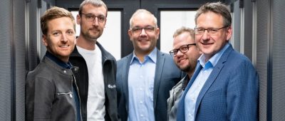 V.l.n.R.: Marcus Krämer (HostPress), Pascal Schumacher (Krämer IT Solutions), Niko Hayn (VSE NET), Waseem Hafes (N49), Christian Lauer (N49)