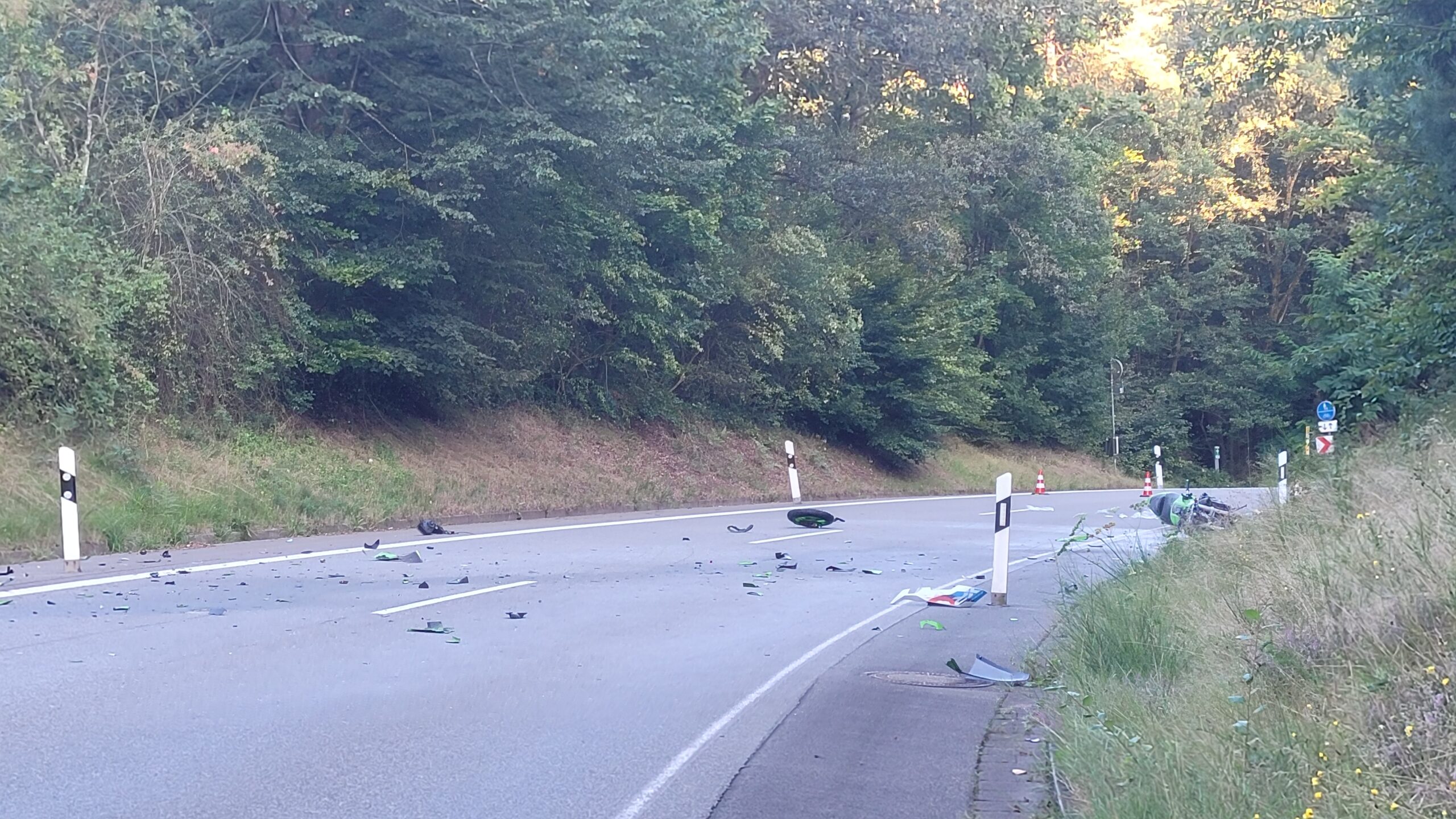 Scvhwerer Motorradunfall Kirrberg