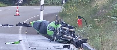 Scvhwerer Motorradunfall Kirrberg