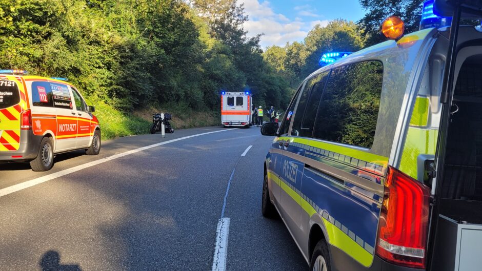 Scvhwerer Motorradunfall Kirrberg