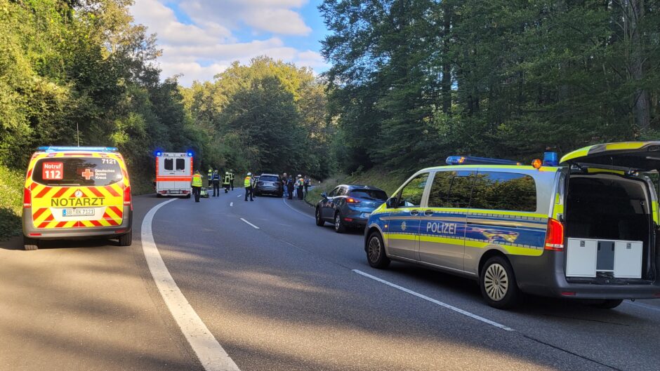 Scvhwerer Motorradunfall Kirrberg