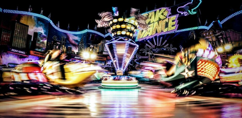 Säubrenner-Kirmes Wittlich Fahrgeschäft Break Dance