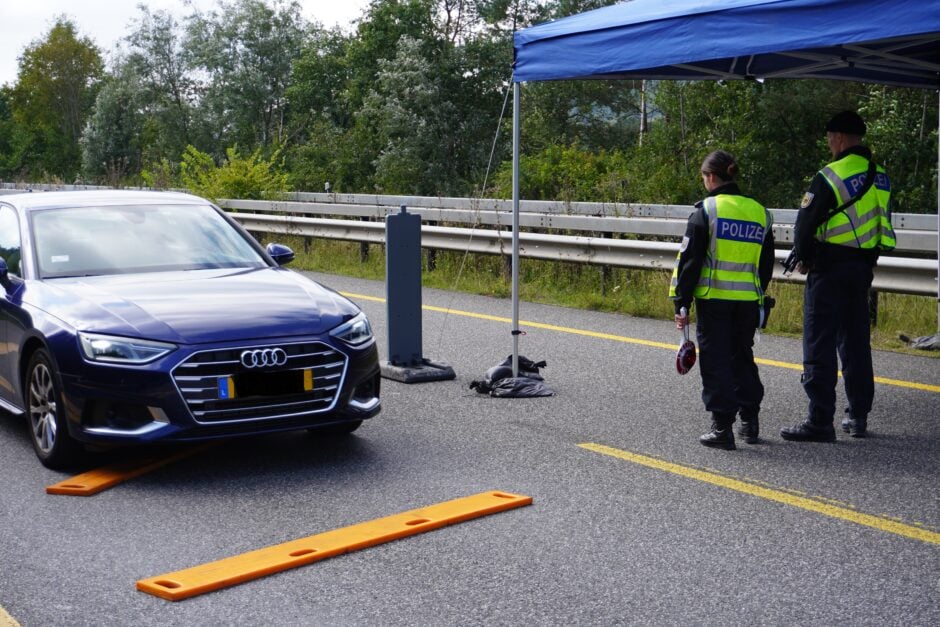 Bildergalerie: Grenzkontrolle auf der A64 bei Trier