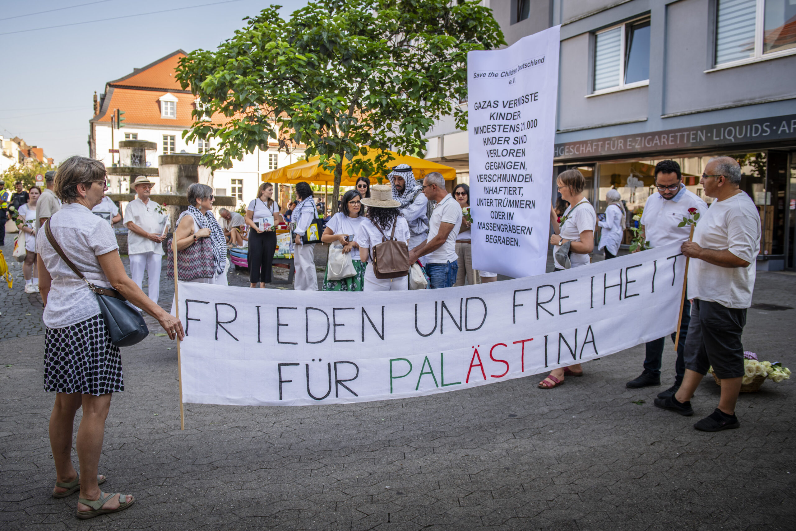 Trauermarsch gegen Leid in Gaza