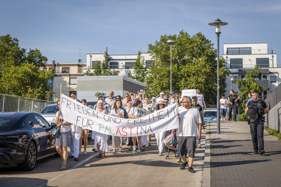 Trauermarsch gegen Leid in Gaza