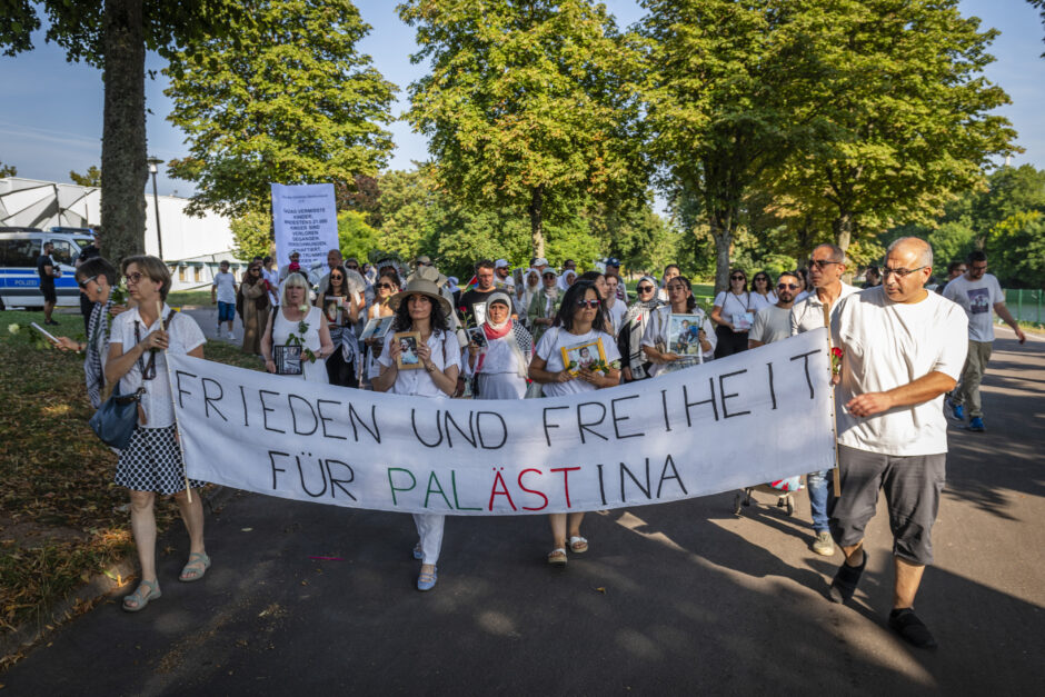 Trauermarsch gegen Leid in Gaza