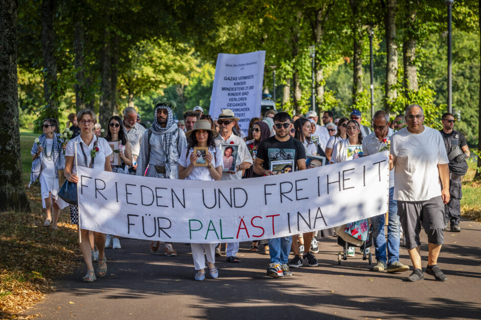 Trauermarsch gegen Leid in Gaza