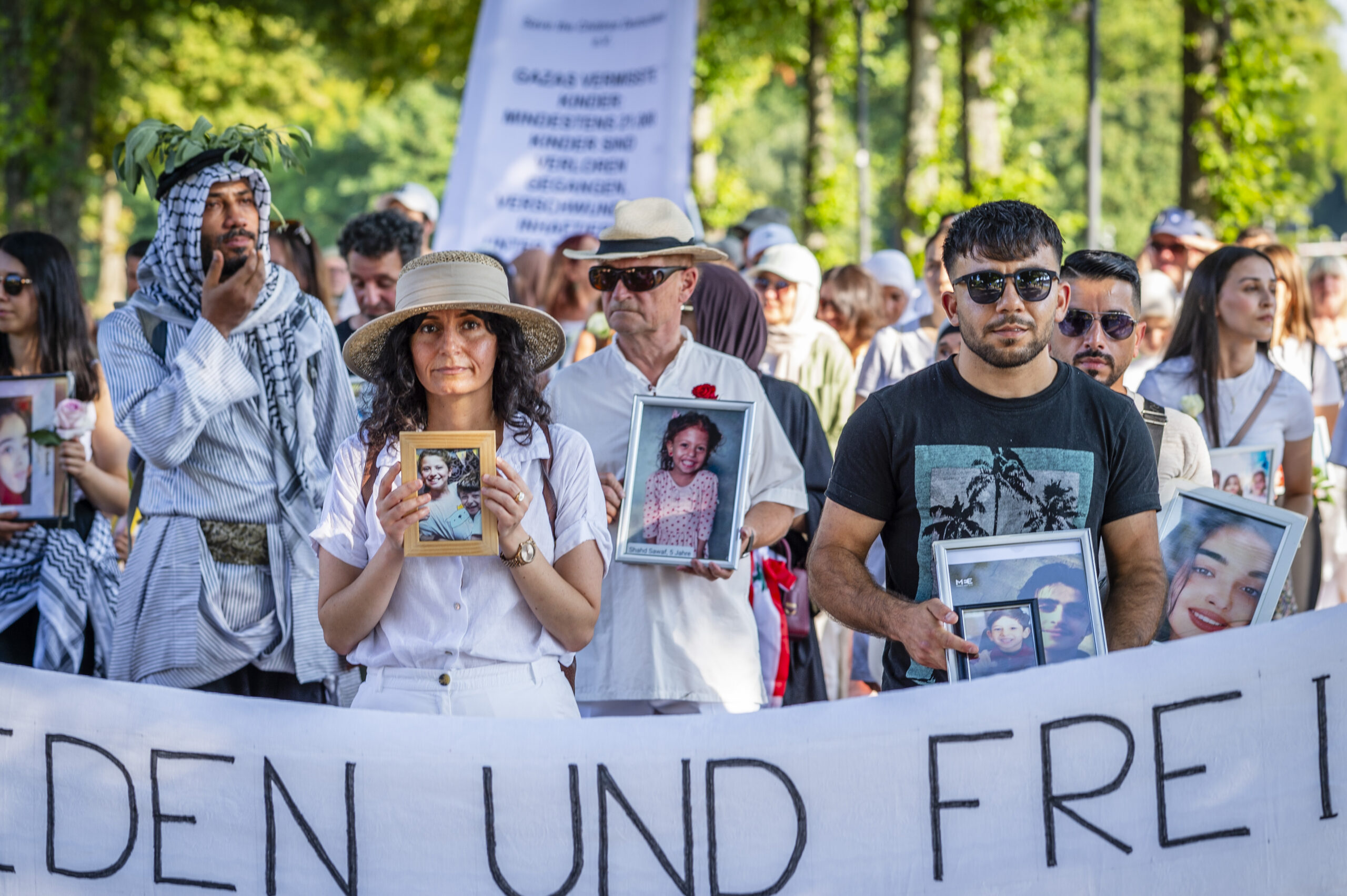 Trauermarsch gegen Leid in Gaza