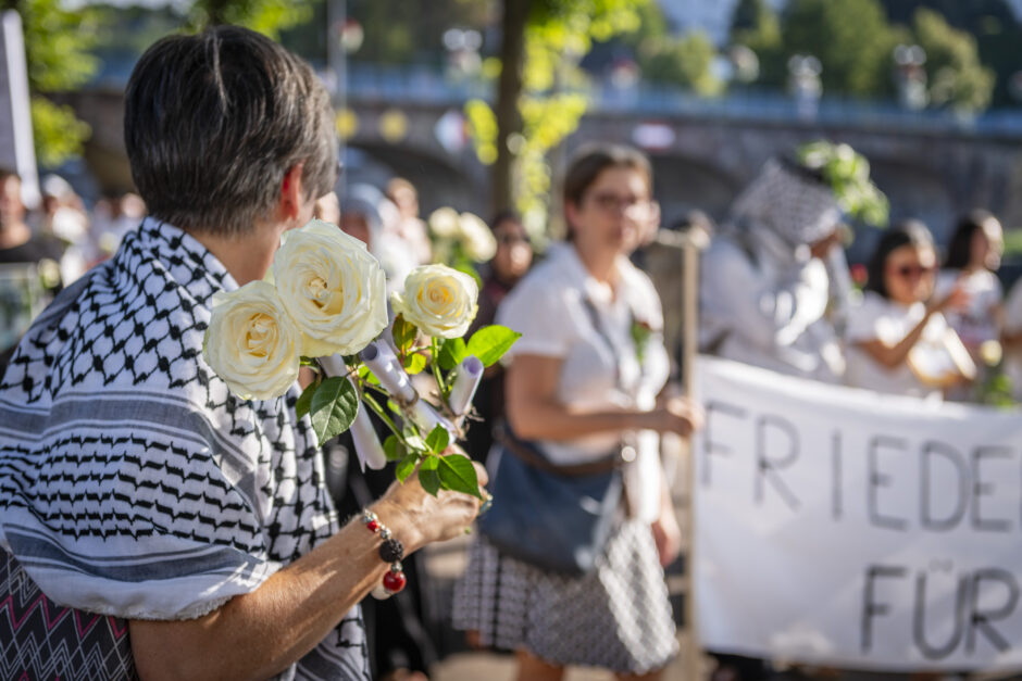 Trauermarsch gegen Leid in Gaza