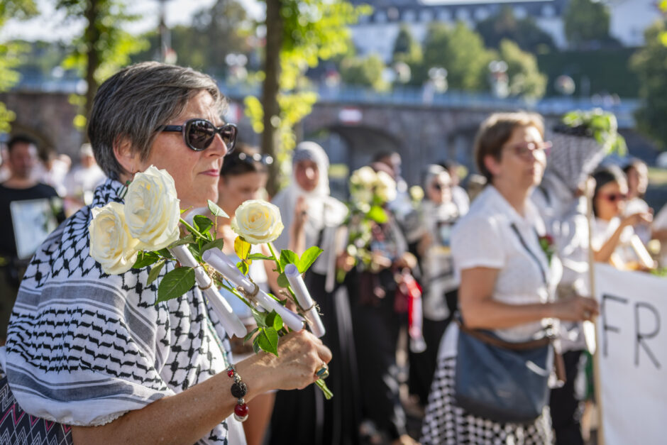 Trauermarsch gegen Leid in Gaza