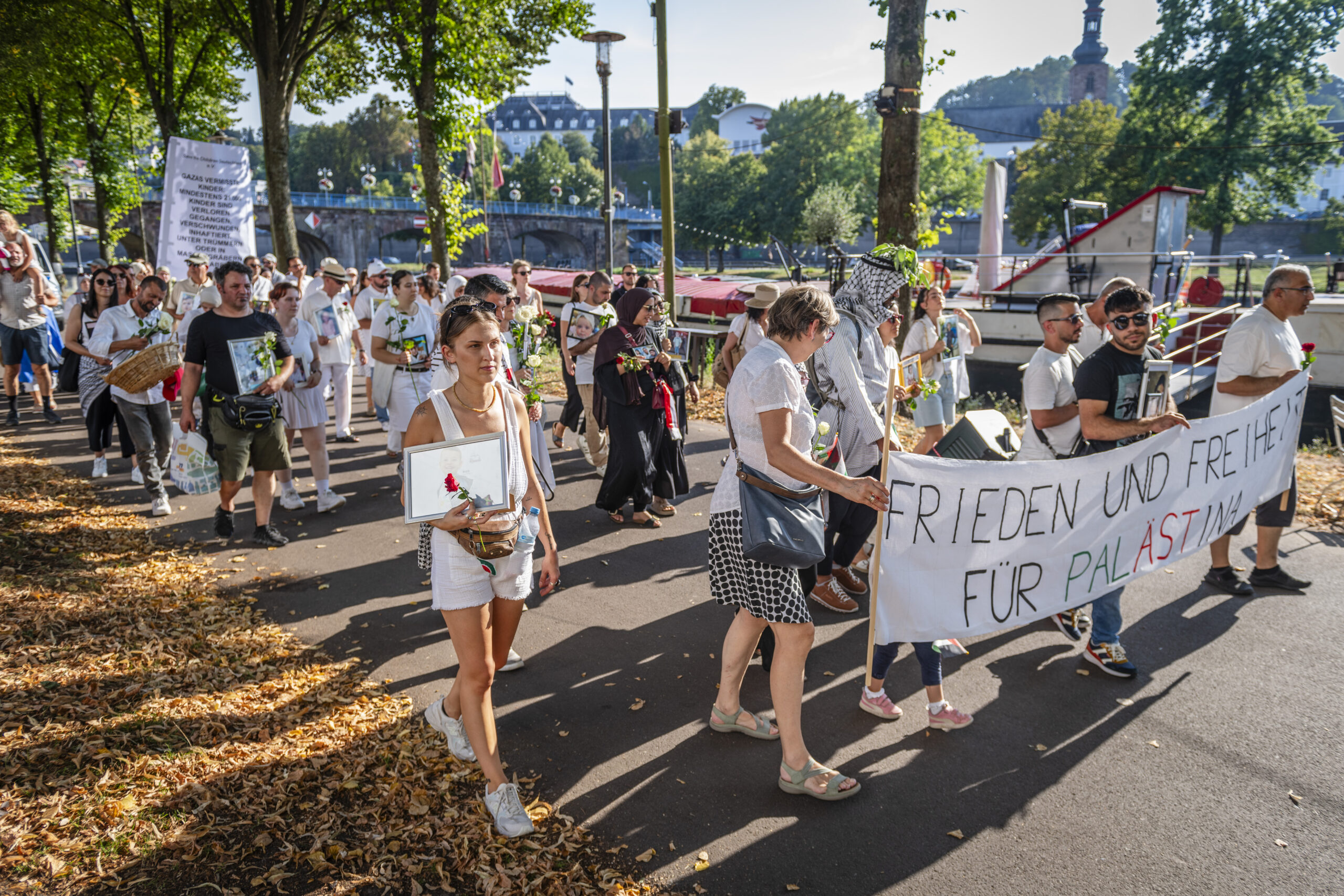 Trauermarsch gegen Leid in Gaza