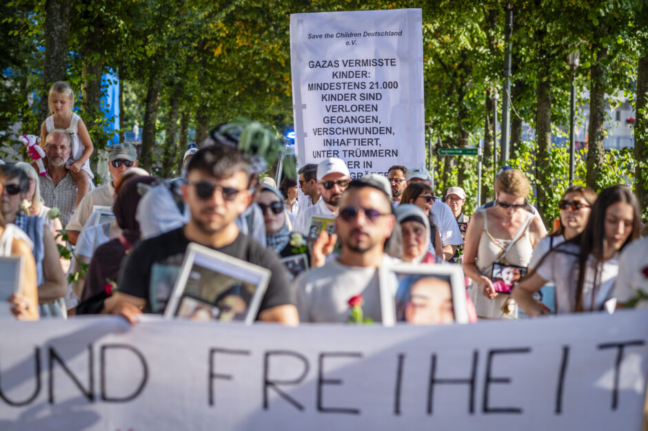 Trauermarsch gegen Leid in Gaza