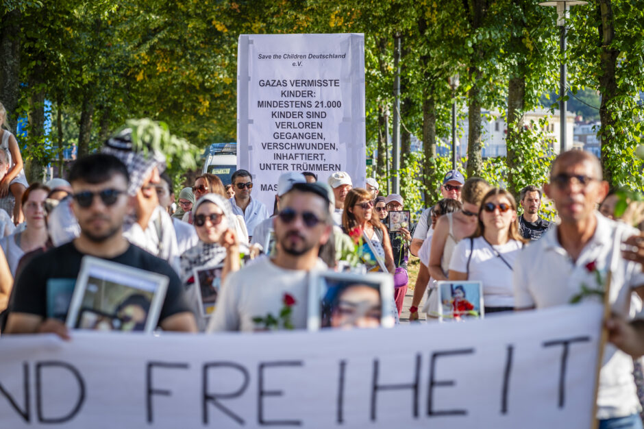 Trauermarsch gegen Leid in Gaza