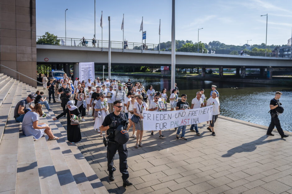 Trauermarsch gegen Leid in Gaza