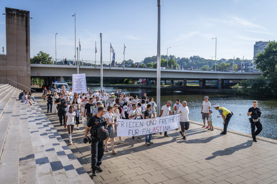 Trauermarsch gegen Leid in Gaza