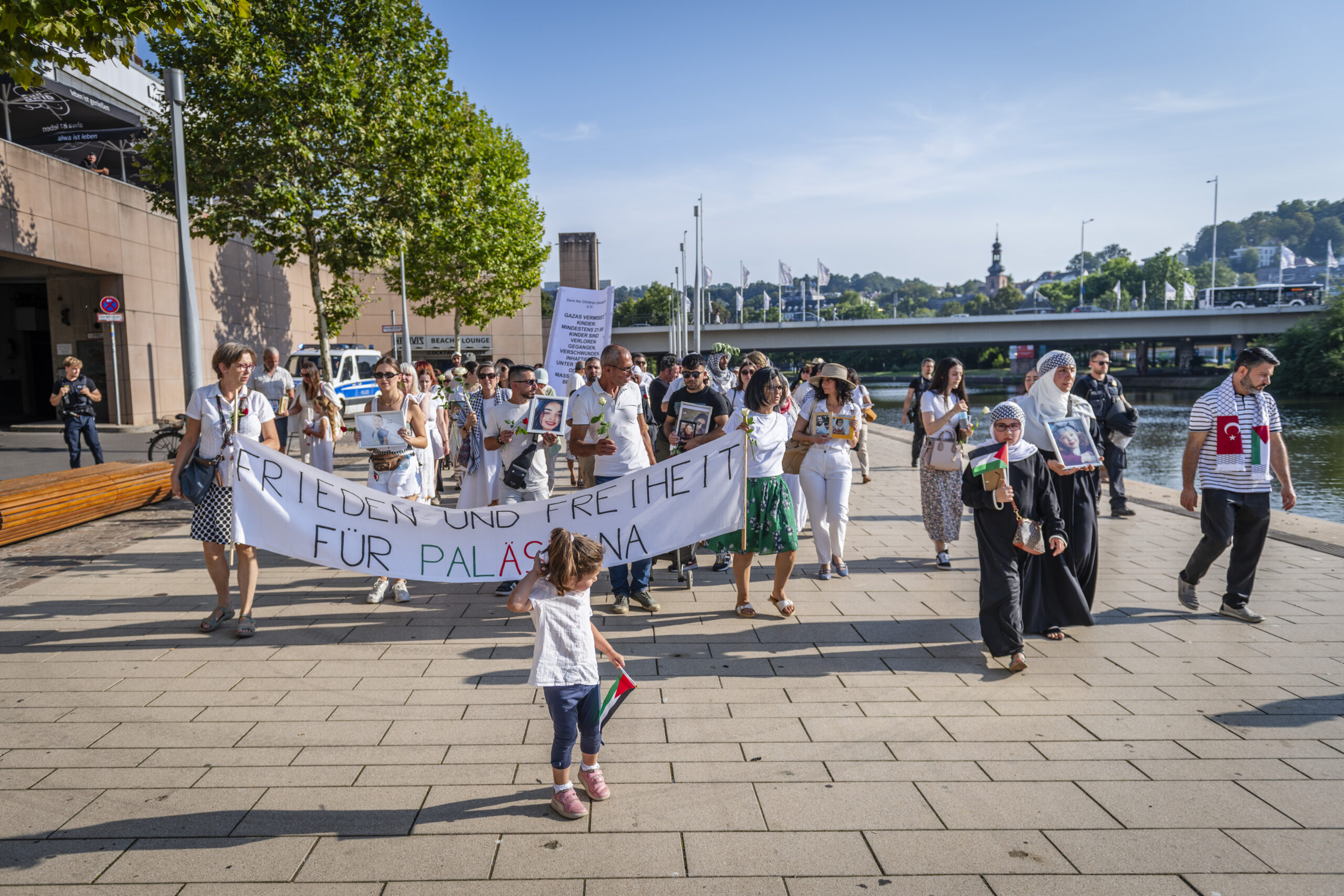 Trauermarsch gegen Leid in Gaza