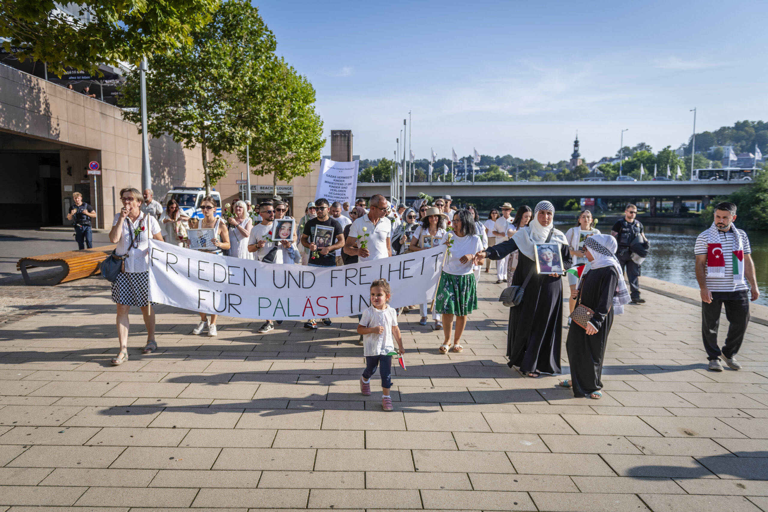 Trauermarsch gegen Leid in Gaza