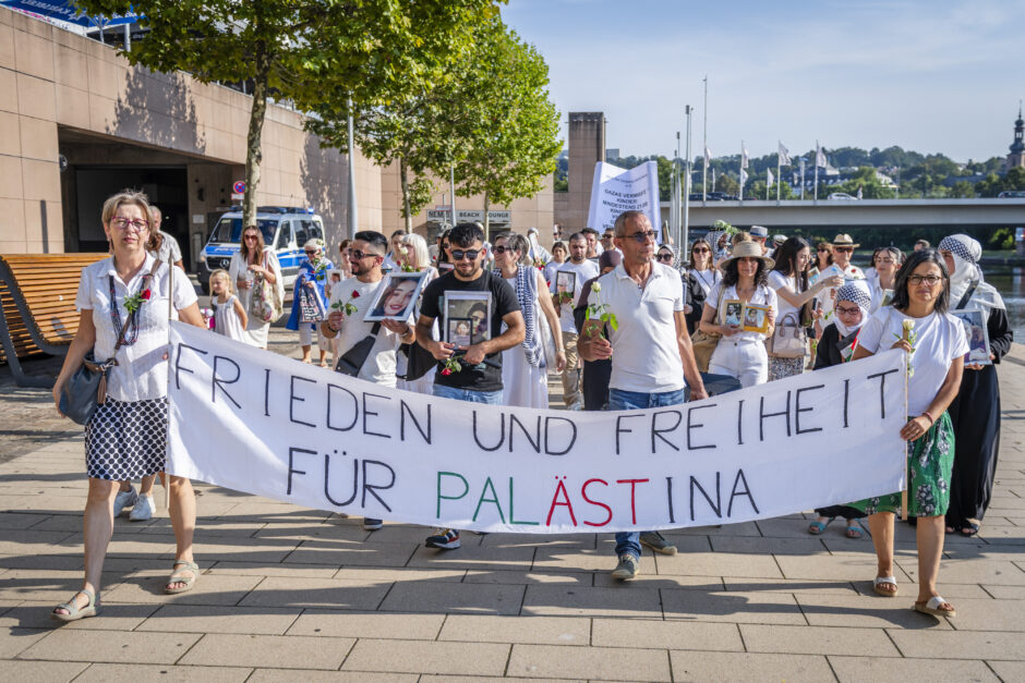 Trauermarsch gegen Leid in Gaza