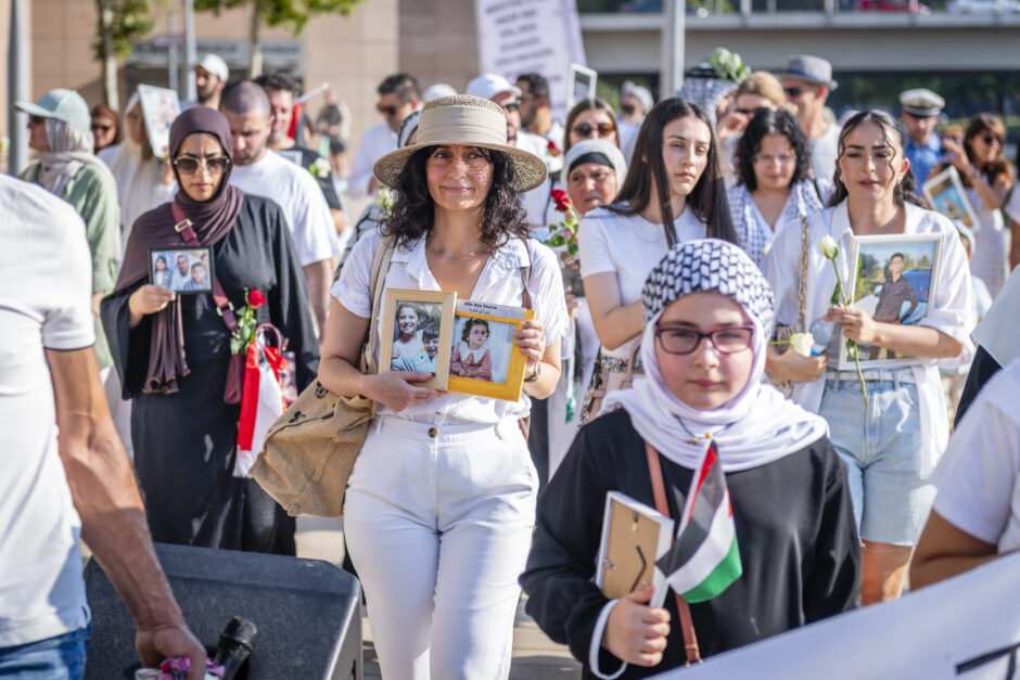 Trauermarsch gegen Leid in Gaza