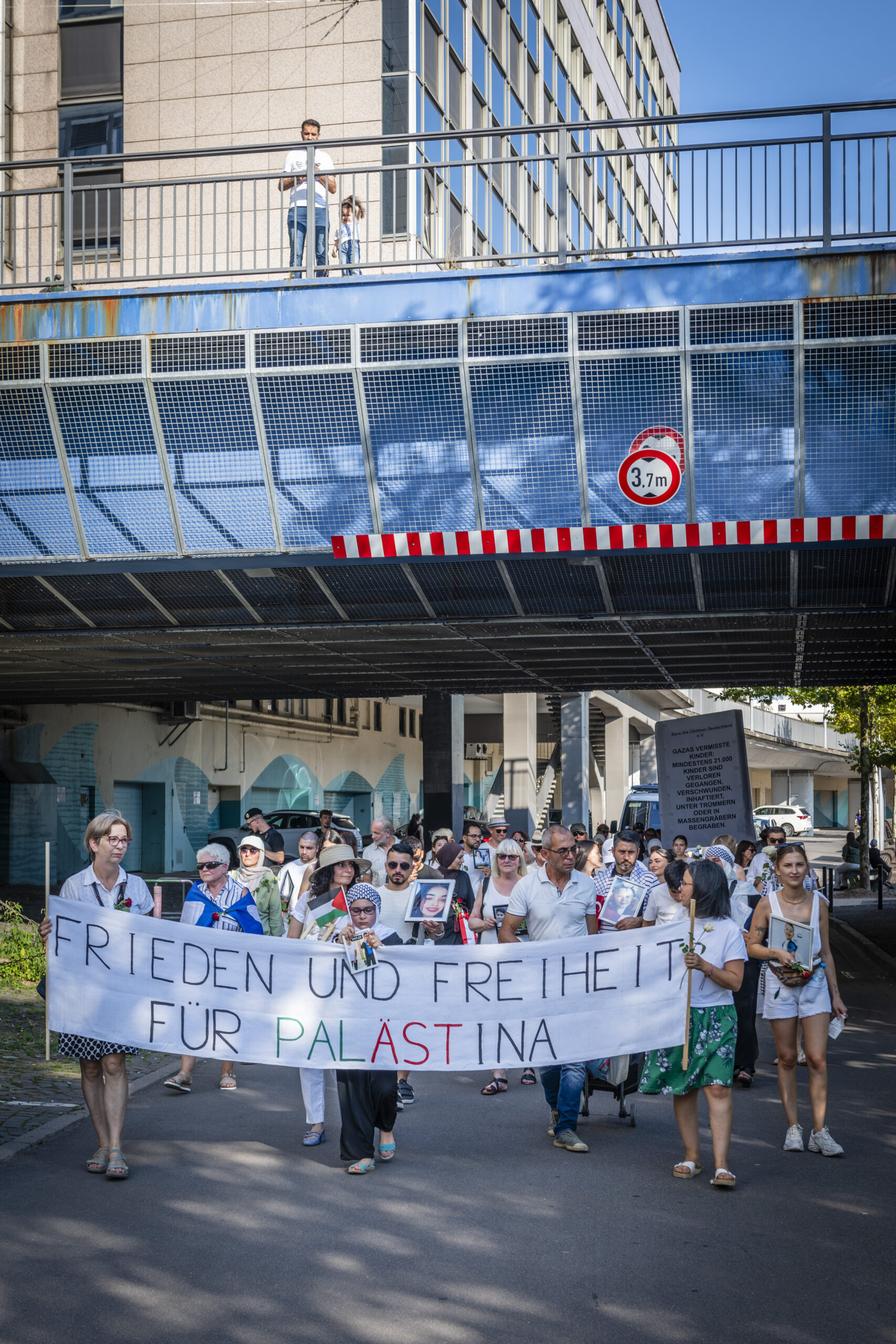 Trauermarsch gegen Leid in Gaza