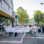 Trauermarsch gegen Leid in Gaza