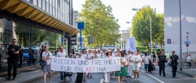 Trauermarsch gegen Leid in Gaza