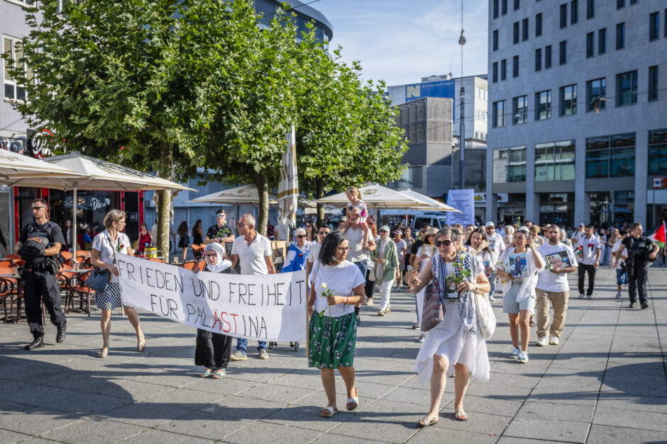 Trauermarsch gegen Leid in Gaza