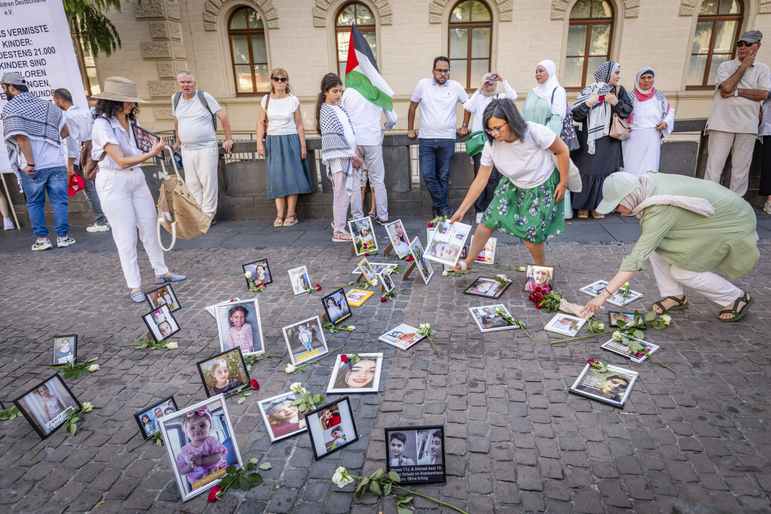 Trauermarsch gegen Leid in Gaza