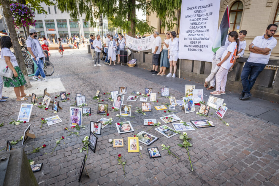 Trauermarsch gegen Leid in Gaza