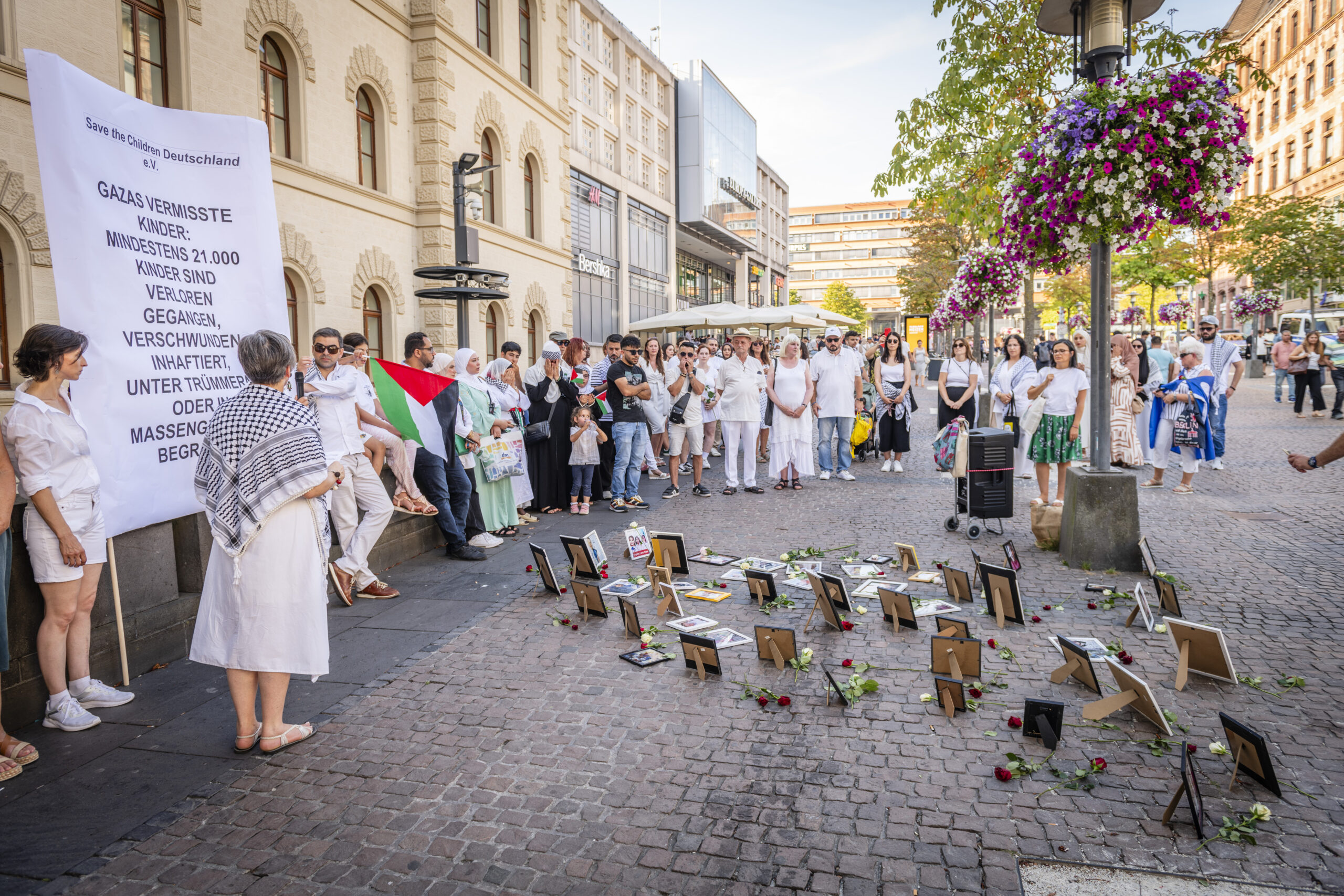 Trauermarsch gegen Leid in Gaza