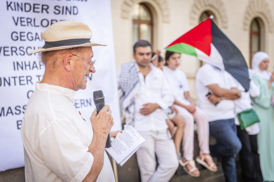 Trauermarsch gegen Leid in Gaza