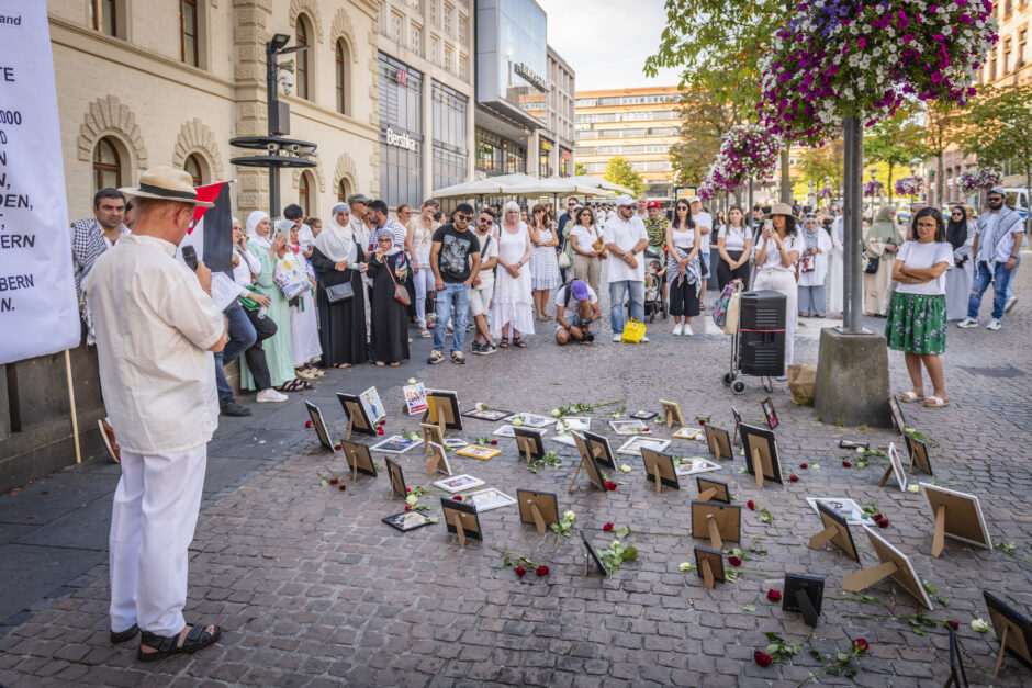 Trauermarsch gegen Leid in Gaza