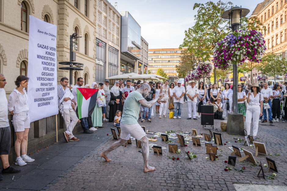 Trauermarsch gegen Leid in Gaza