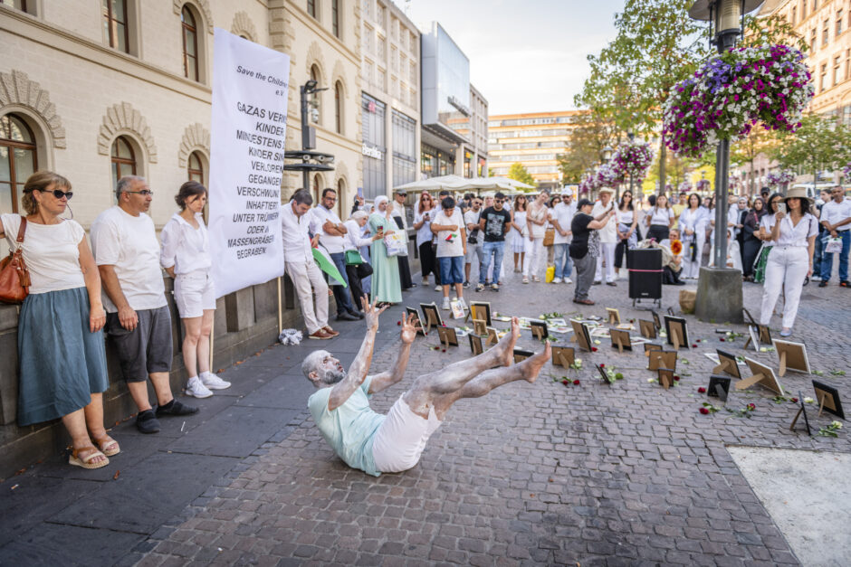 Trauermarsch gegen Leid in Gaza