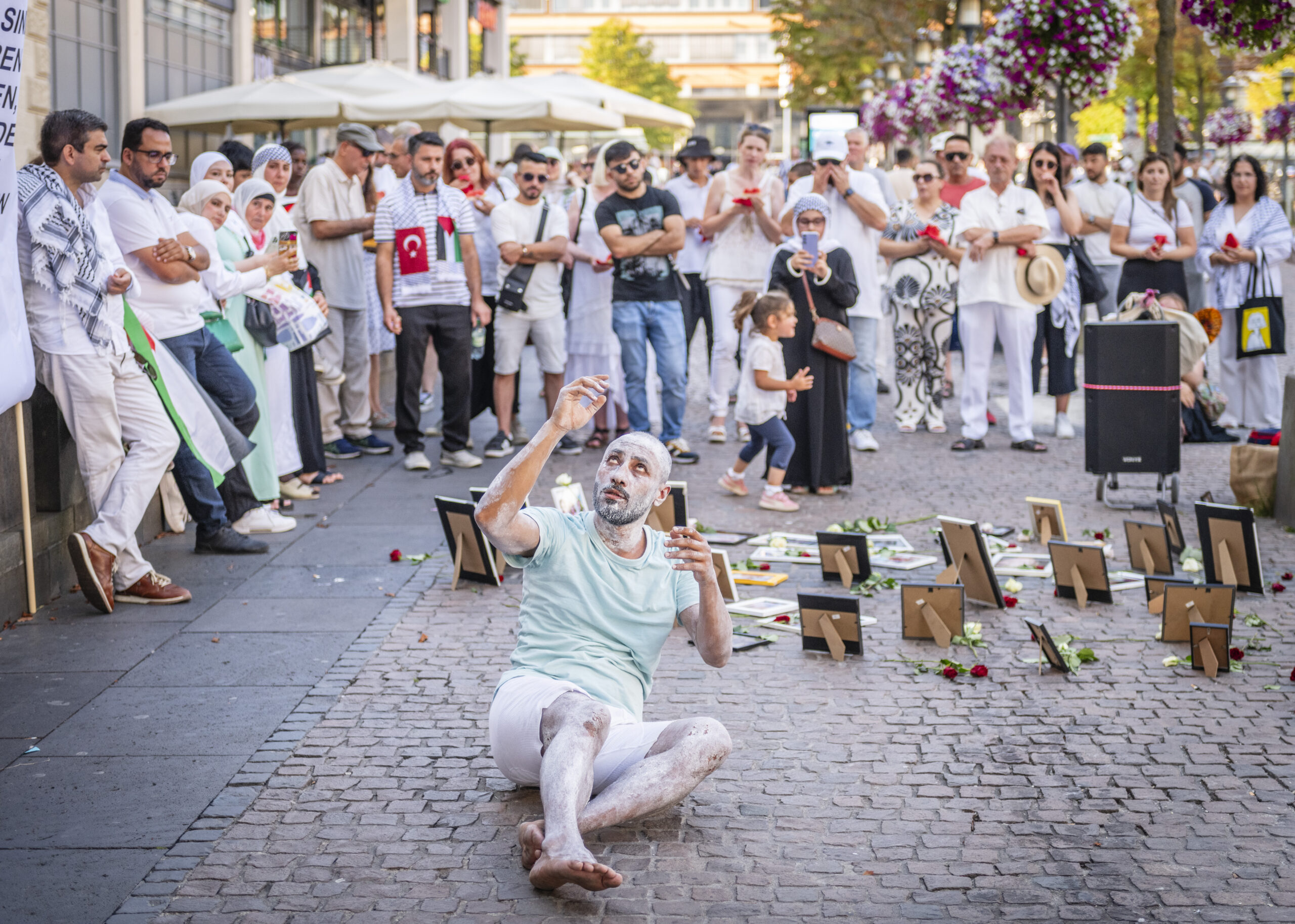 Trauermarsch gegen Leid in Gaza