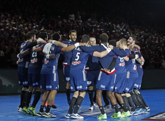 Auf Finalkurs sind die französischen Handballer bei der WM im eigenen Land. Foto: dpa