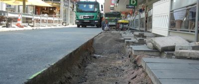 Ein Blick auf die Baustelle. Foto: Matthias Zimmermann