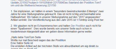 Teil 1 des Antwort-Posts von TomTom.