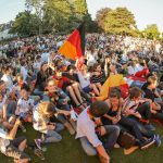 Die letzte Partie der EM Vorrunde 2012 schauten am Sonntag (17.06.2012) beim Public Viewing am Saarbrücker Staden über 4000 Fans. Archivfoto: BeckerBredel