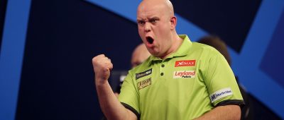 Michael van Gerwen ist bei den „German Darts Open" in Saarbrücken einer der Favoriten. Archivfoto: Steven Paston/dpa-Bildfunk.