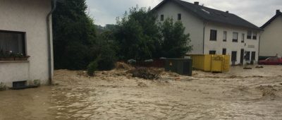 Hier in Bliesmengen-Bolchen standen Straßen unter Wasser.