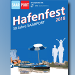 Das Hafenfest in Saarlouis/Dillingen findet am Sonntag, 12. August 2018, statt. Grafik: Saarport