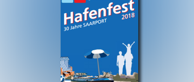 Das Hafenfest in Saarlouis/Dillingen findet am Sonntag, 12. August 2018, statt. Grafik: Saarport