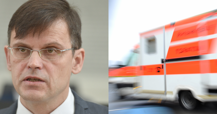 Nach dem Überfall in Homburg muss Hecker nun operiert werden. Fotos: (links) BeckerBredel | (rechts) dpa-Bildfunk/Andreas Gebert