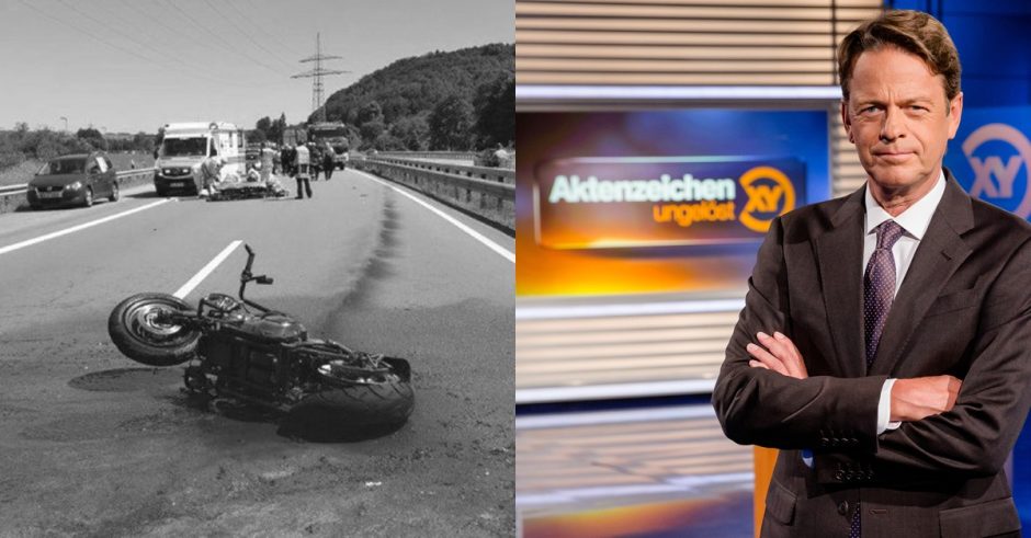 Der tödliche Unfall auf der A8 bei Zweibrücken wurde gestern Abend (27. Juli 2023) erneut zum Thema in der Sendung Aktenzeichen XY. Fotos: Polizei/ZDF Nadine Rupp