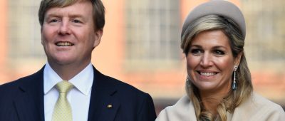 Das Königspaar der Niederlande, Willem-Alexander und Maxima, beim fünfjährigen Thronjubiläum. Foto: Hendrik Schmidt/ dpa-Bildfunk