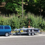 Dieses Gespann zog die Polizei aus dem Verkehr. Foto: Polizeiinspektion St. Ingbert