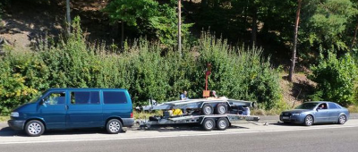 Dieses Gespann zog die Polizei aus dem Verkehr. Foto: Polizeiinspektion St. Ingbert