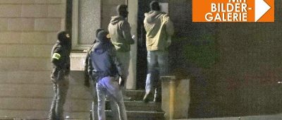 Umfangreiche Suchmaßnahmen führte die Polizei durch. Inzwischen ist klar, wo die entführte Prostituierte ist. Archivfoto: BeckerBredel.