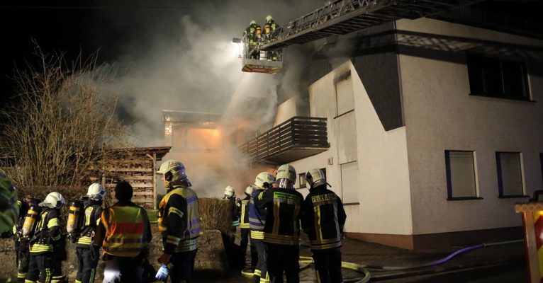 Die Ursache des Feuers in dem Einfamilienhaus in Obersalbach ist noch unklar. Foto: BeckerBredel